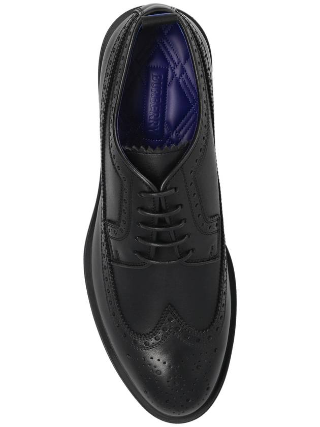 Loch Leather Brogues Black - BURBERRY - BALAAN 7