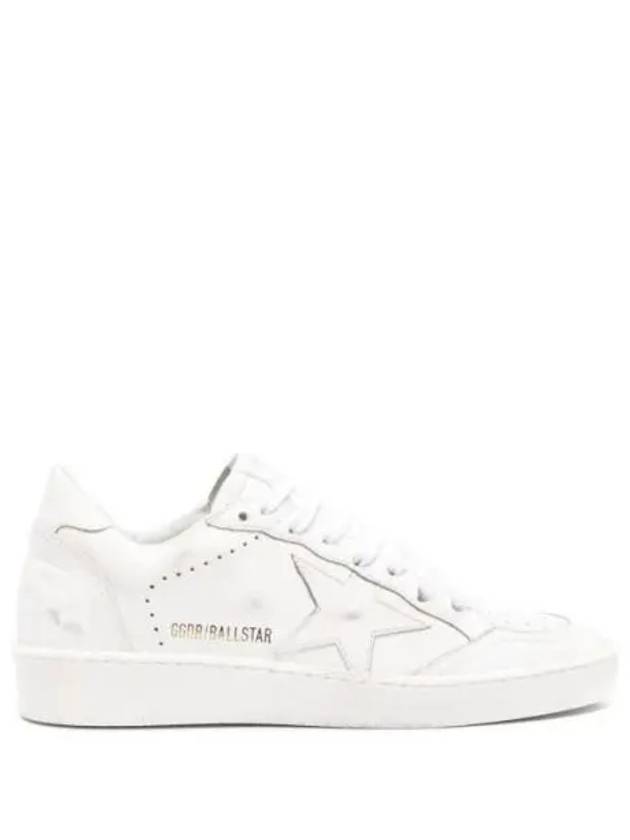 Ball Star Leather Low Top Sneakers White - GOLDEN GOOSE - BALAAN 2