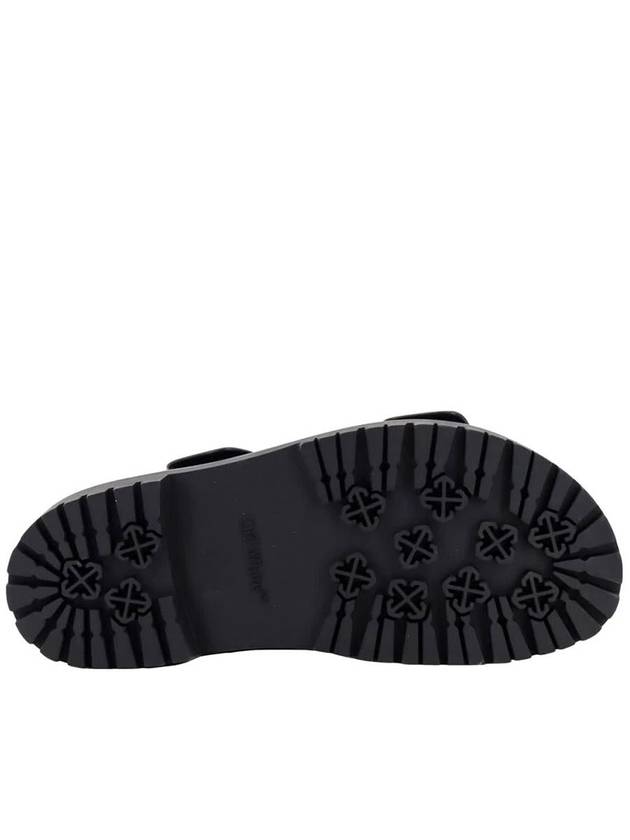 Sandals OMIH008S24LEA001 1072 Black - OFF WHITE - BALAAN 5