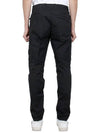 Supima Cotton Twill Stretch TC Straight Pants Black - STONE ISLAND - BALAAN 5