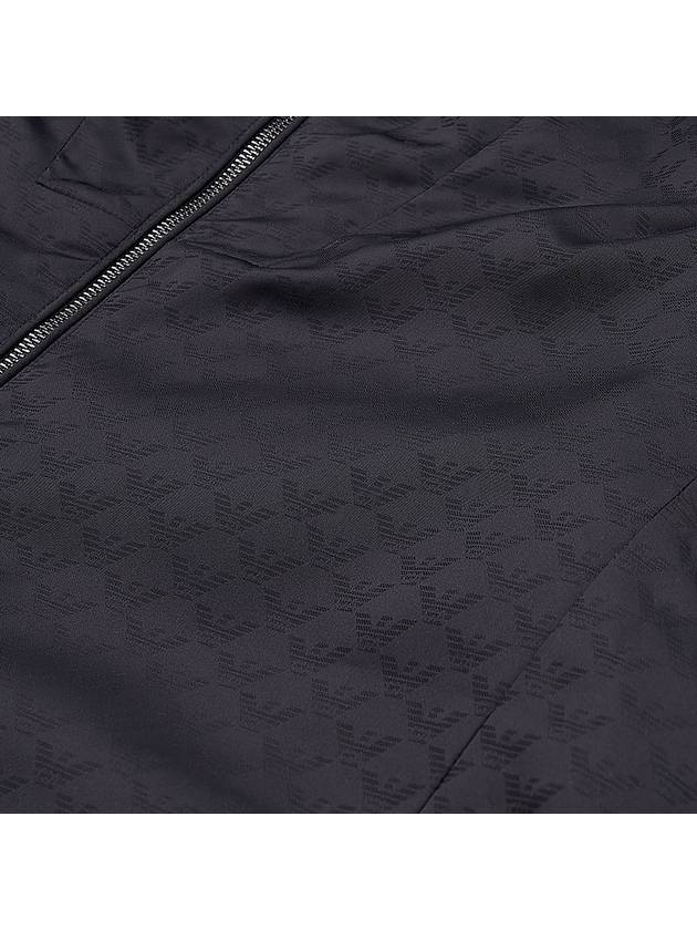 All-Over Jacquard Hooded Jacket Black - EMPORIO ARMANI - BALAAN 8