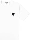 Play Small Black Waffen Short Sleeve T-Shirt P1 AZ T064 2 White - COMME DES GARCONS - BALAAN 3