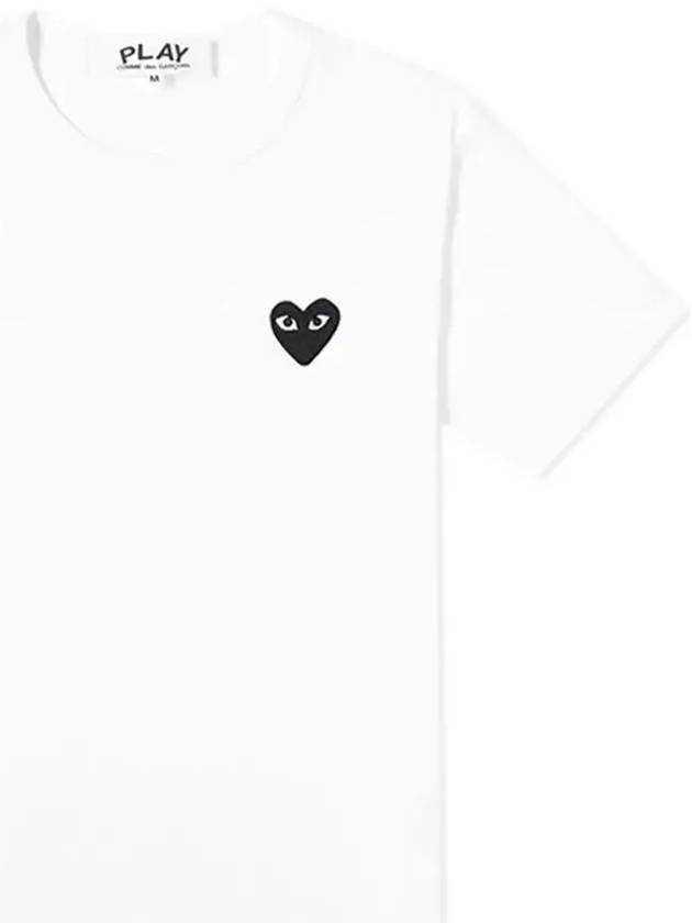 Play Small Black Waffen Short Sleeve T-Shirt P1 AZ T064 2 White - COMME DES GARCONS - BALAAN 3