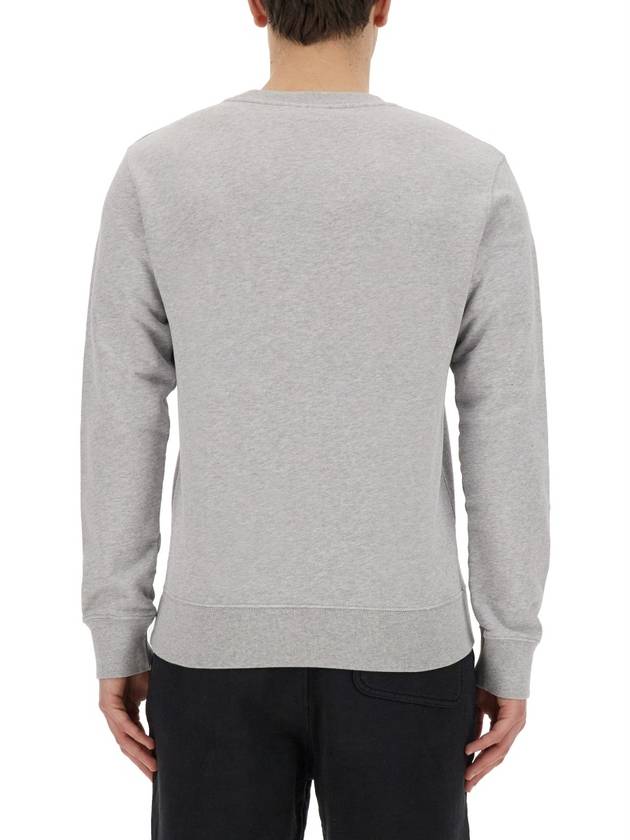 Fox Head Patch Regular Sweatshirt Light Grey Melange - MAISON KITSUNE - BALAAN 8