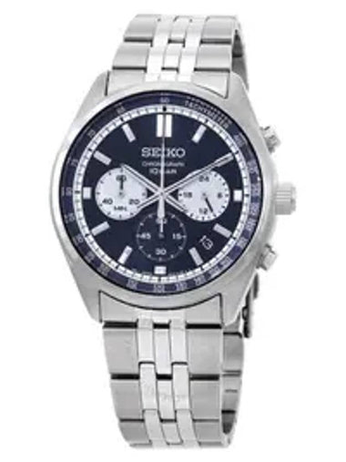 Quartz Chronograph Dial Watch Blue - SEIKO - BALAAN 1