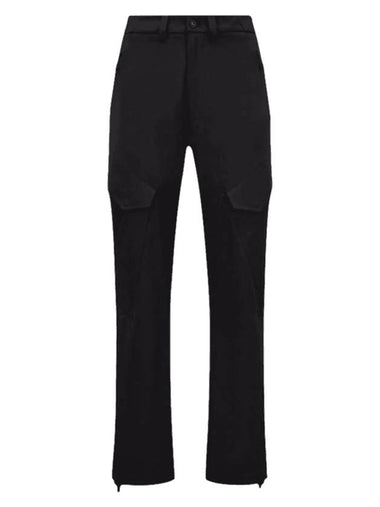 Men's Cotton Cargo Straight Pants Black - MONCLER - BALAAN 1