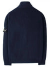 Wappen High Neck Button Up Wool Cardigan Navy - STONE ISLAND - BALAAN 3