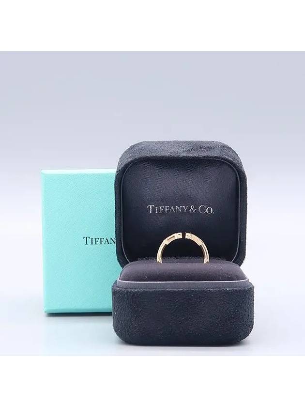 Tiffany 18K Rose Gold T Collection Wire Ring No 8 - TIFFANY & CO. - BALAAN 4