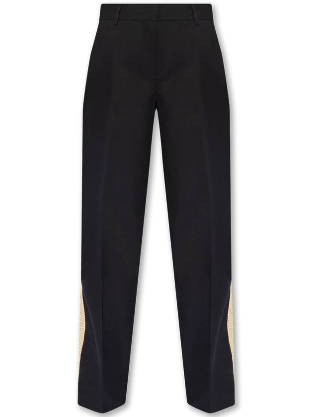 High Waist Straight Pants PWCA107S24FAB0034603 - PALM ANGELS - BALAAN 2