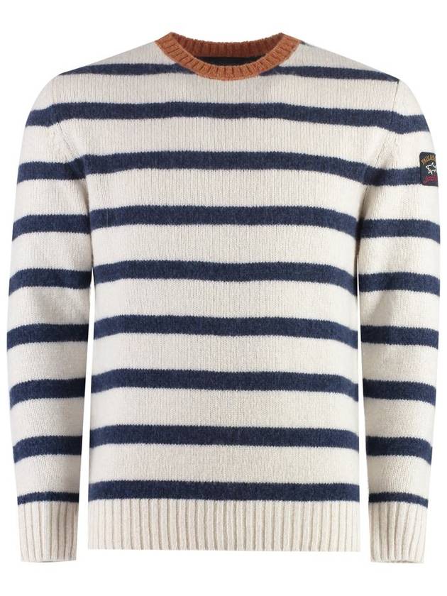 Paul & Shark Wool-Blend Crew-Neck Sweater - PAUL & SHARK - BALAAN 1