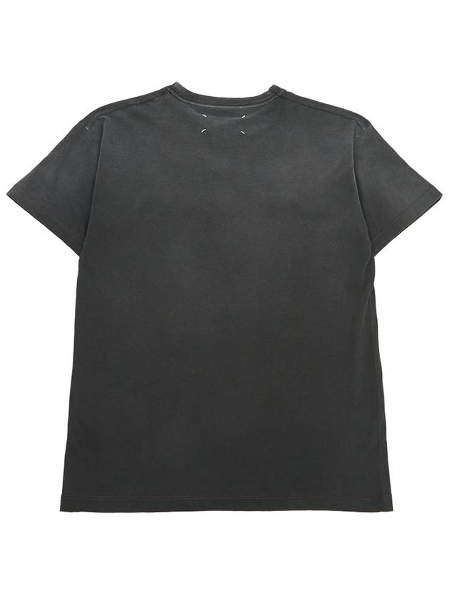 Reverse Logo Short Sleeve T-Shirt Washed Black - MAISON MARGIELA - BALAAN 3