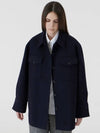 Shirt Outer Navy Half Coat - VOYONN - BALAAN 4