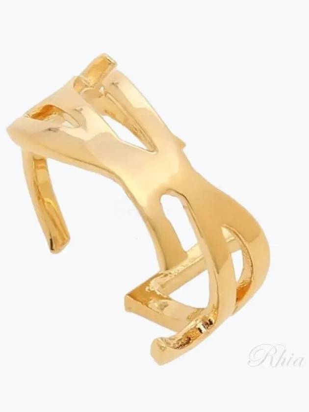 YSL Opyum Twisted Ring Gold - SAINT LAURENT - BALAAN 2