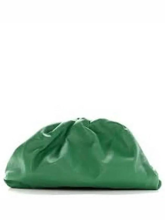 Calfskin Polamide Pouch Bag Green - BOTTEGA VENETA - BALAAN 2