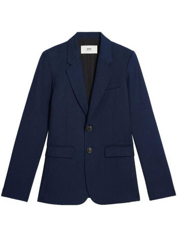 Suit Jacket Nautic Blue - AMI - BALAAN 1