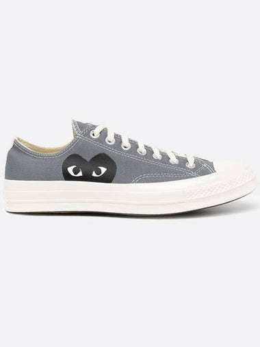 Comme des Gar ons Converse Chuck 70 Low Steel Gray A08797C 171849C - COMME DES GARCONS PLAY - BALAAN 1