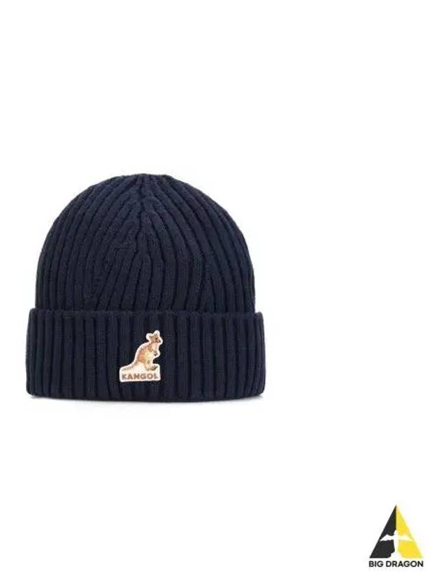 Patch Logo Beanie 3673 Navy - KANGOL - BALAAN 1