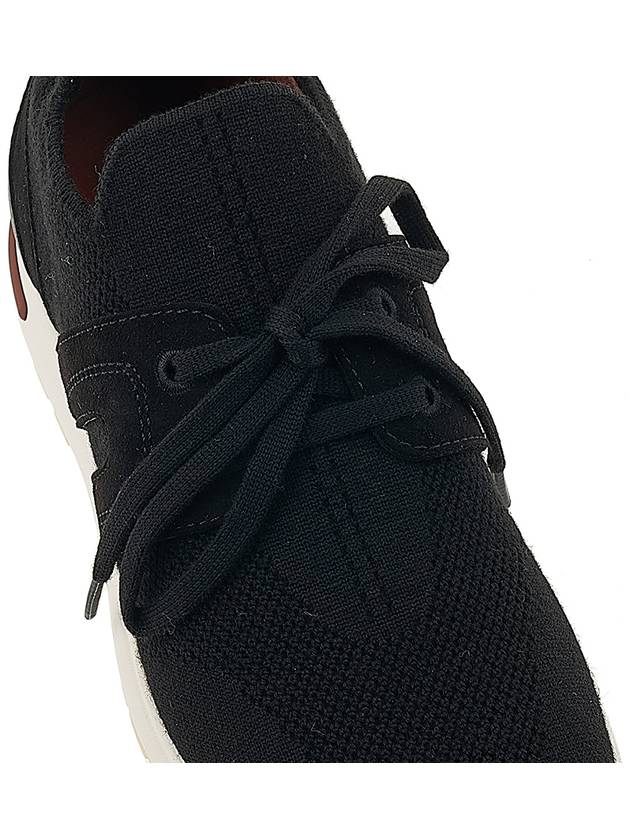 360 LP Flexy Walk Low Top Sneakers Black - LORO PIANA - BALAAN 9