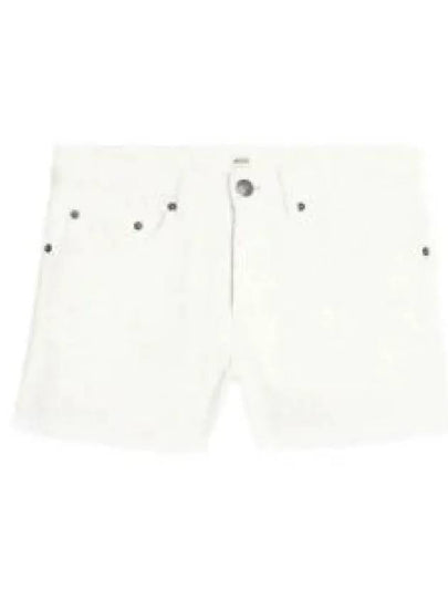 Straight Denim Shorts Natural White - AMI - BALAAN 2