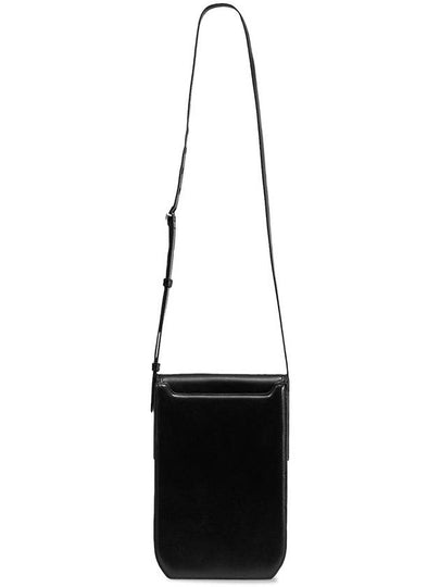 Small Calepin Leather Messenger Cross Bag Black - LEMAIRE - BALAAN 2