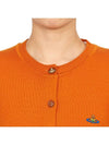 Bea Logo Wool Cardigan Orange - VIVIENNE WESTWOOD - BALAAN 10