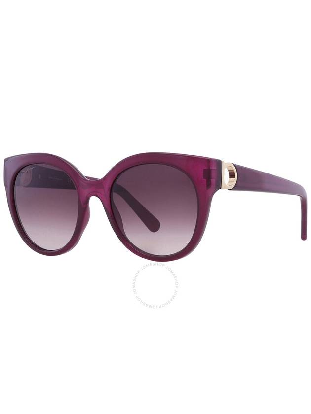 Eyewear Cat Eye Sunglasses Purple - SALVATORE FERRAGAMO - BALAAN 4