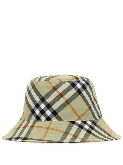 EKD Appliquéd Check Bucket Hat Beige - BURBERRY - BALAAN 2