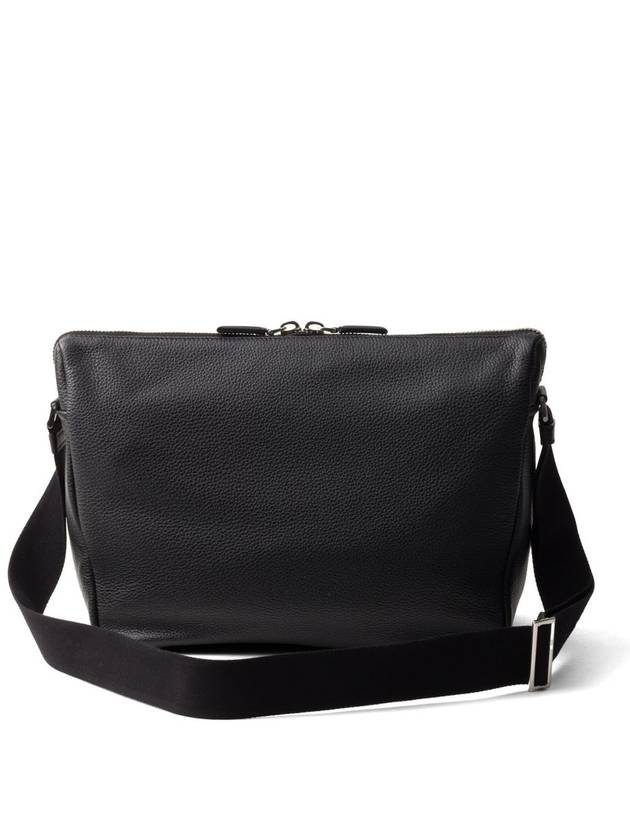 Leather Cross Bag Black - PRADA - BALAAN 5