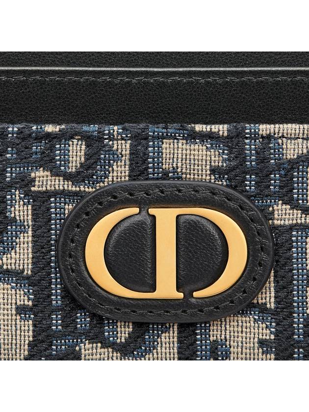 30 Montaine 5 Slot Oblique Jacquard Card Wallet Grey - DIOR - BALAAN 5