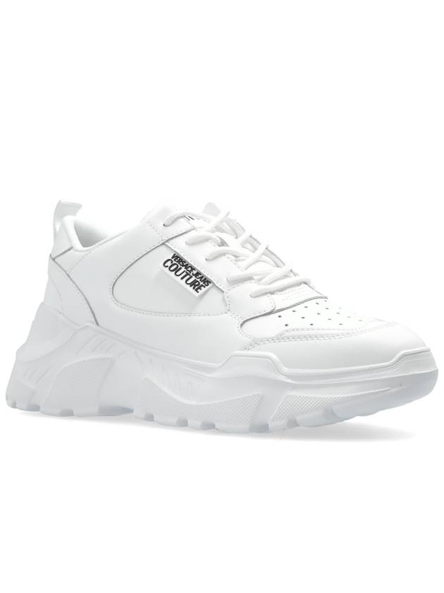 Versace Jeans Couture Sneakers With Logo, Women's, White - VERSACE - BALAAN 4