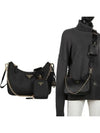 Re-Edition 2005 Saffiano Leather Cross Bag Black - PRADA - BALAAN 2