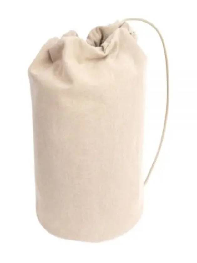 Sporty Drawstring Canvas Backpack Beige - THE ROW - BALAAN 2