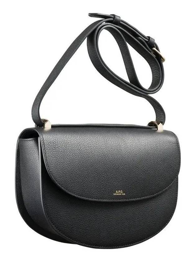 Geneve Mini Saffiano Cross Bag Black - A.P.C. - BALAAN 3