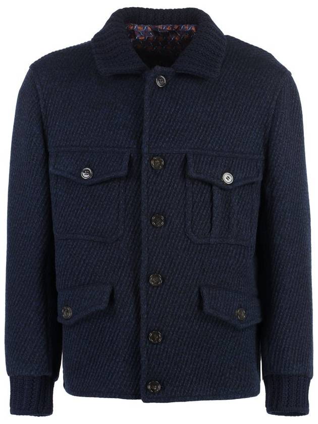 Etro Wool Knit Jacket - ETRO - BALAAN 1