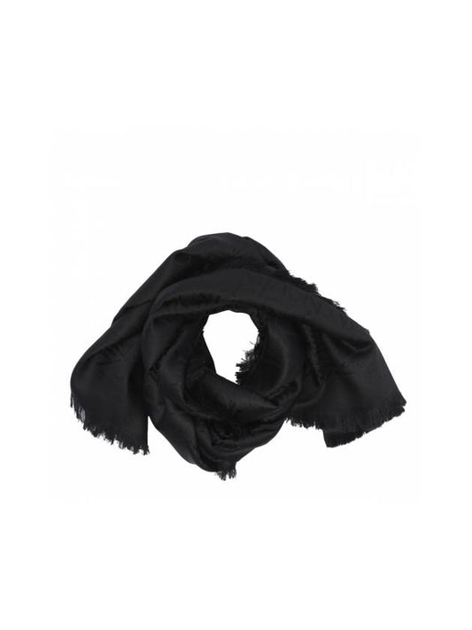 Large Monogram Square Scarf 737930 3YN211000 B0010536523 - SAINT LAURENT - BALAAN 1