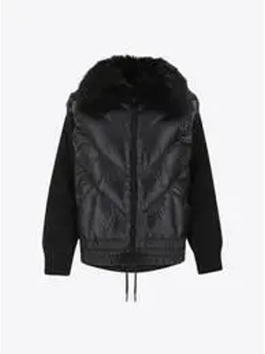 9B00002 M1126 999 Black Women’s Jacket - MONCLER - BALAAN 1