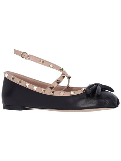 Valentino Garavani Flat shoes Black - VALENTINO - BALAAN 2