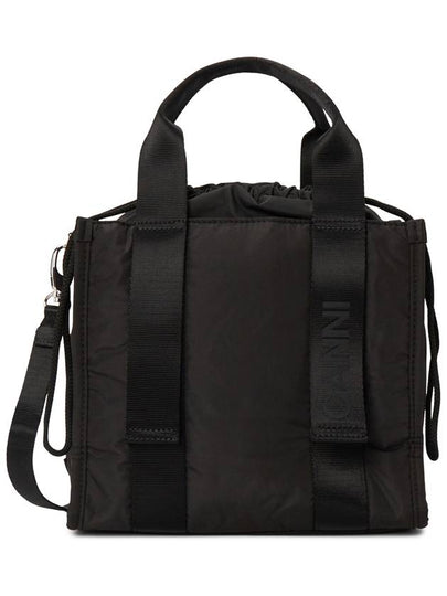 Recycle Tech Small Tote Bag Black - GANNI - BALAAN 2