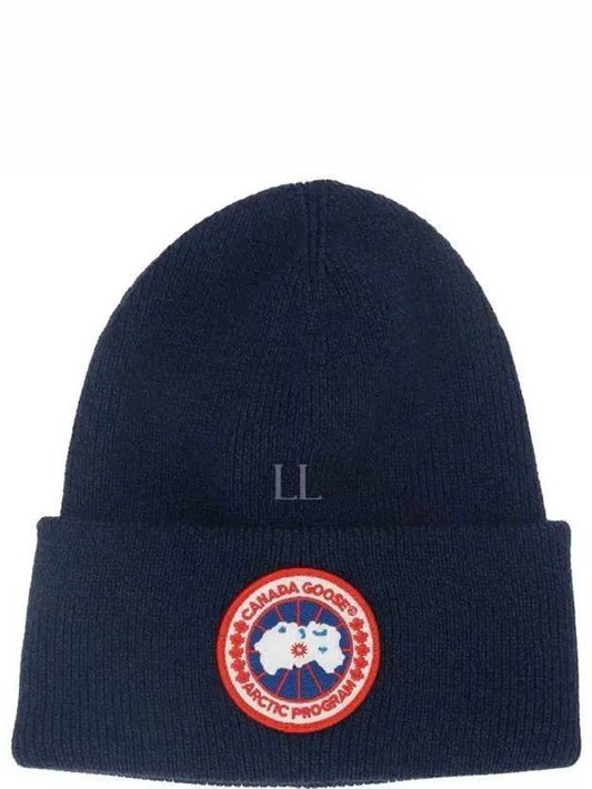 Arctic Disc Torque Wool Beanie Navy - CANADA GOOSE - BALAAN 2