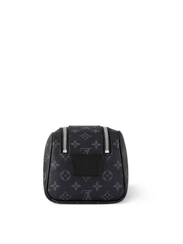 Dopp Kit Monogram Eclipse Pouch Bag Black - LOUIS VUITTON - BALAAN 4