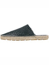 Intrecciato Espadrille Mule Dark Green - BOTTEGA VENETA - BALAAN 4