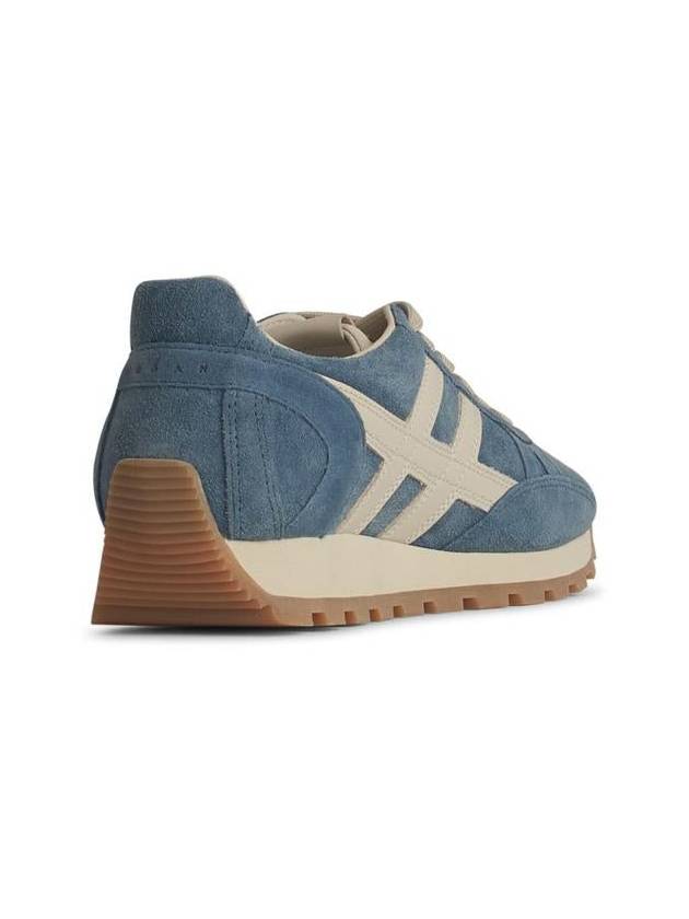 Hogan 'H673' Light Blue Leather Sneakers - HOGAN - BALAAN 3