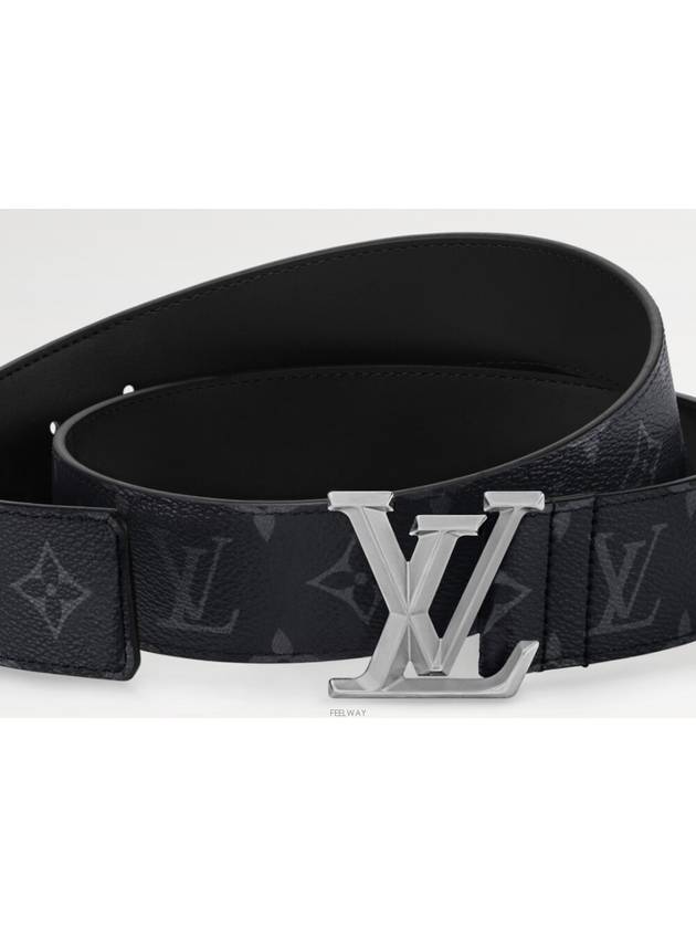 Men's LV Pyramide 40MM Leather Belt Black - LOUIS VUITTON - BALAAN 3