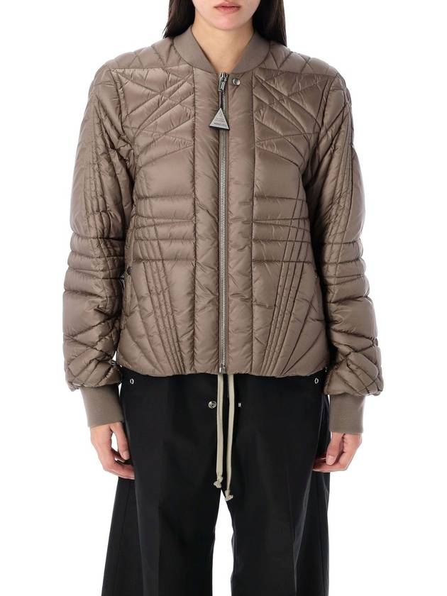 Rick Owens Megapenta Down Bomber Jacket Taupe - MONCLER - BALAAN 2