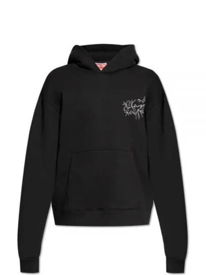 Star Tiger Embroidery Hoodie Black - KENZO - BALAAN 2