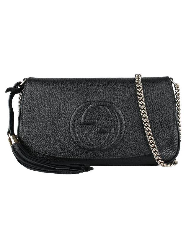 Soho Tassle Crossbody Bag Black - GUCCI - BALAAN 1