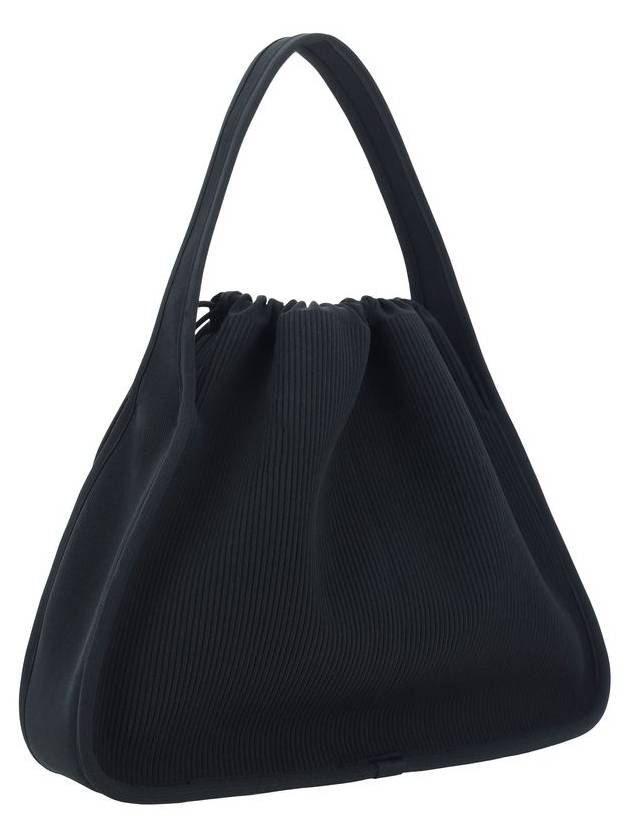 Ryan Rib Knit Large Tote Bag Black - ALEXANDER WANG - BALAAN 4