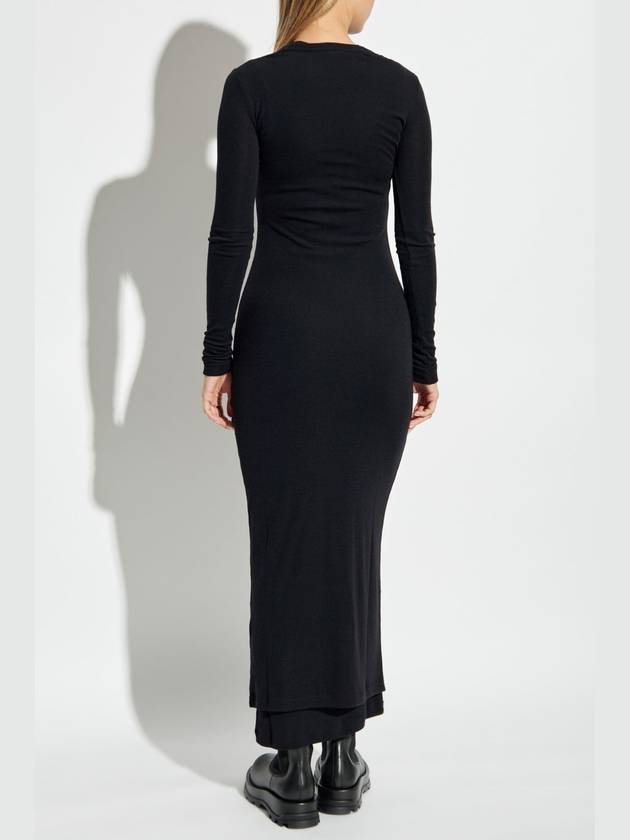 JIL SANDER+ Double-layered Dress, Women's, Black - JIL SANDER - BALAAN 4