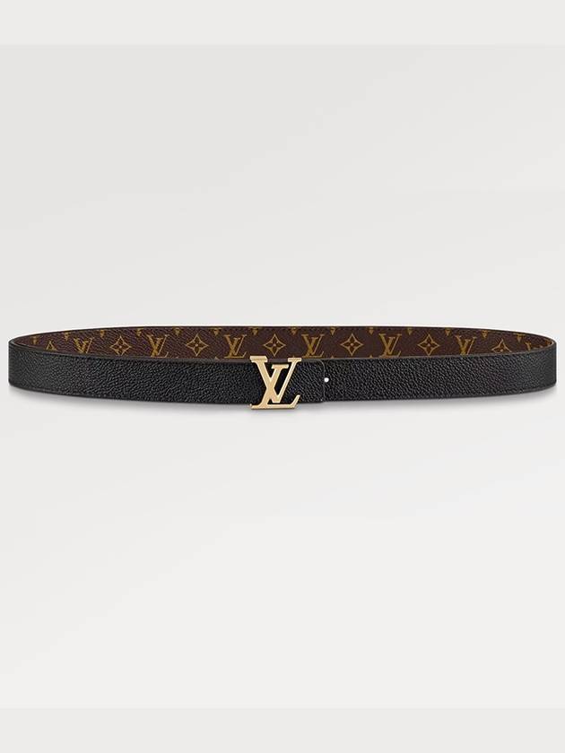 LV Iconic 25mm Reversible Leather Belt Brown - LOUIS VUITTON - BALAAN 4