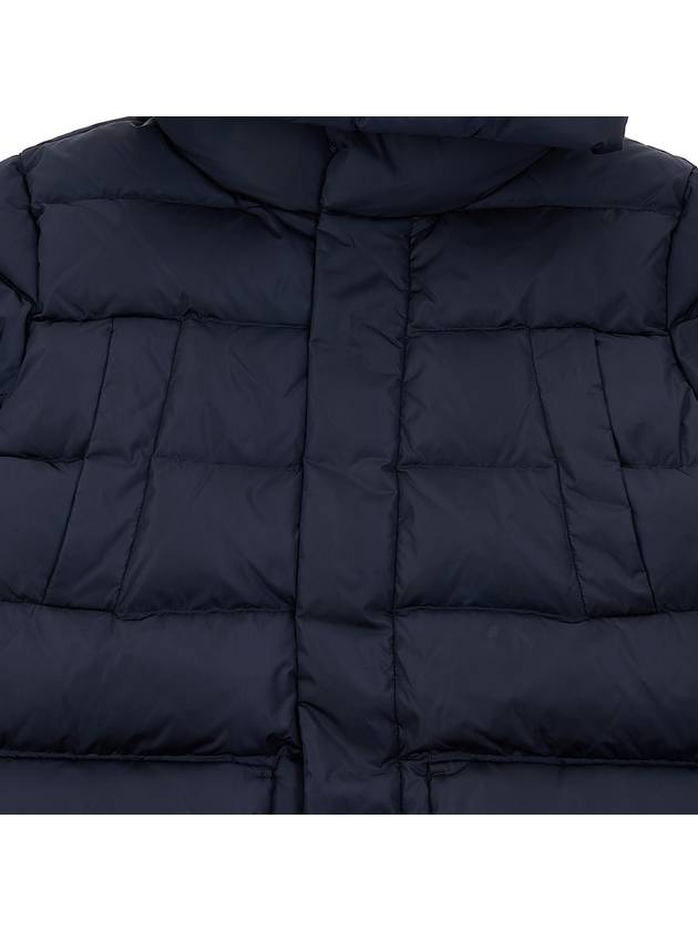 Men's Bixio Logo Hooded Quilted Padding Navy - DUVETICA - BALAAN 8